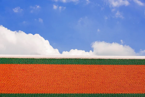 Rooftop and sky — Stock Photo, Image