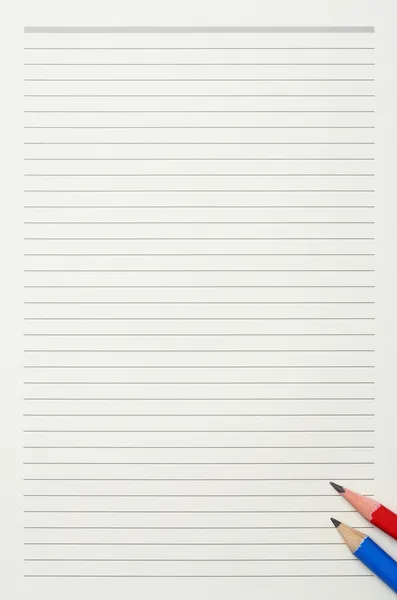 Papír és ceruza — Stock Fotó