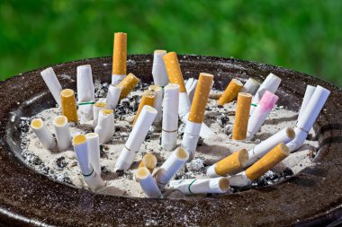 Sigara Kül tablasında popo