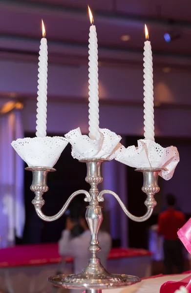 Wedding candles — Stock Photo, Image
