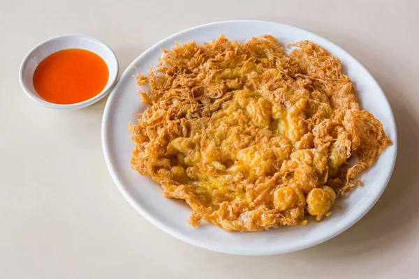 Thai style omelette — Stock Photo, Image