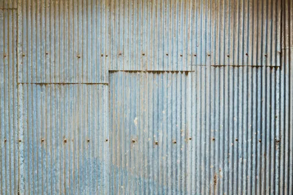 Grunge Corrugated Zinc Sheet — Stock Photo, Image