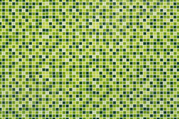 Zelené mozaikové dlaždice — Stock fotografie