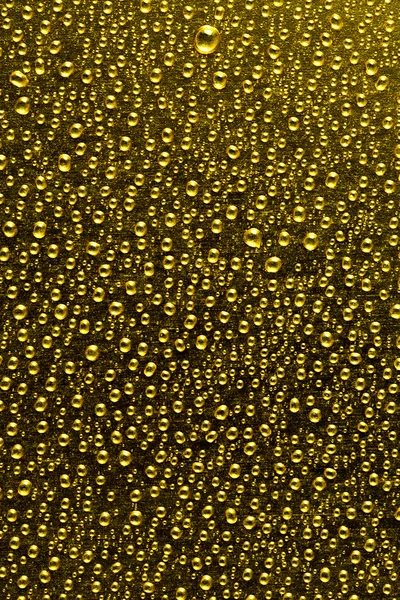 Water droplet op metalen textuur — Stockfoto