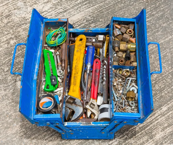 Hand Tools in box — Stock Photo, Image