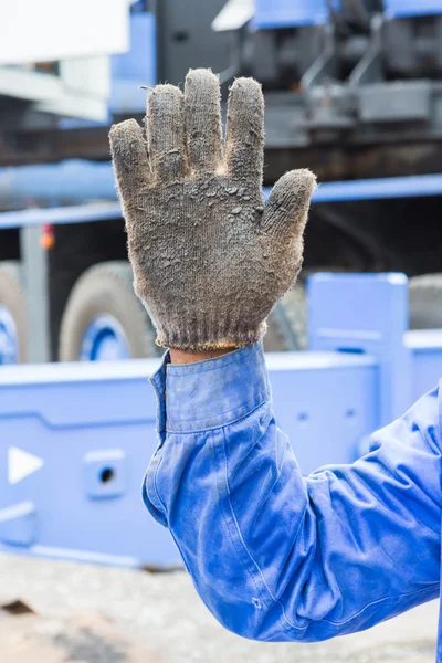 Señal de mano y dedo — Foto de Stock