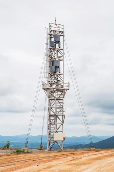 垂直轴风力发电机 — 图库照片