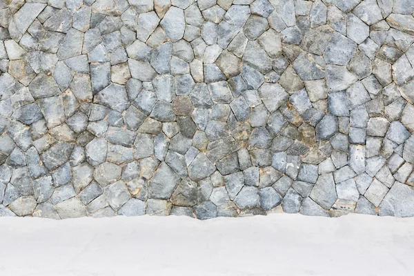 Stone wall beside the sea — Stock Photo, Image