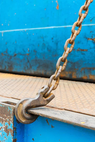 Gancho y cadena — Foto de Stock