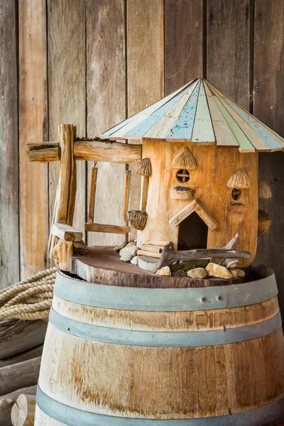 Mini wooden house — Stock Photo, Image