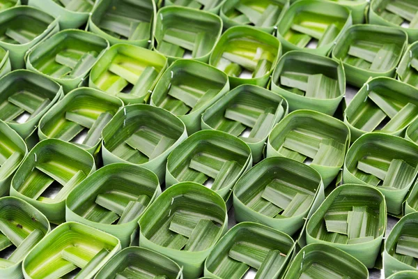 Pandan leaf bowl — Stock Photo, Image