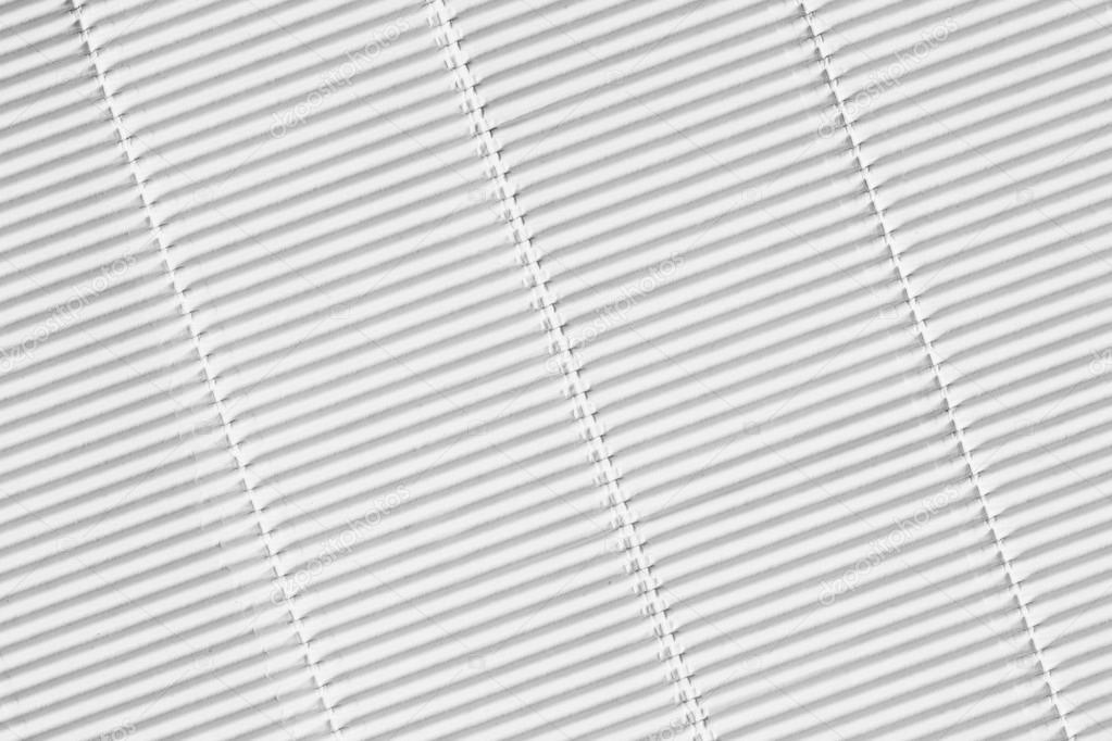 White corrugated paper