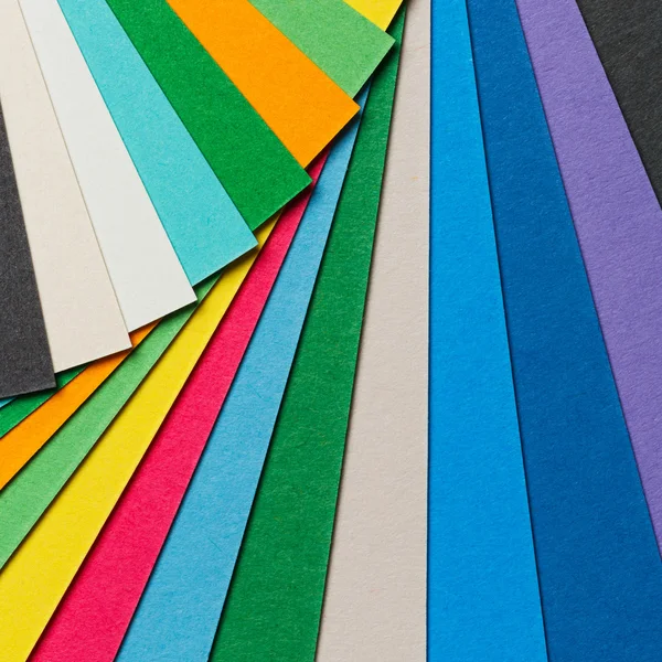 Colorful paper arrangement — Stock Photo, Image