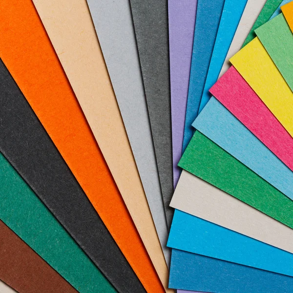 Colorful paper arrangement — Stock Photo, Image