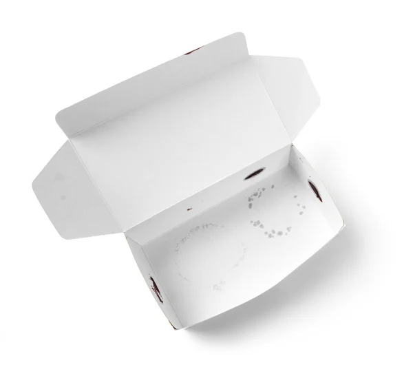 脏空用的纸餐盒 — 图库照片