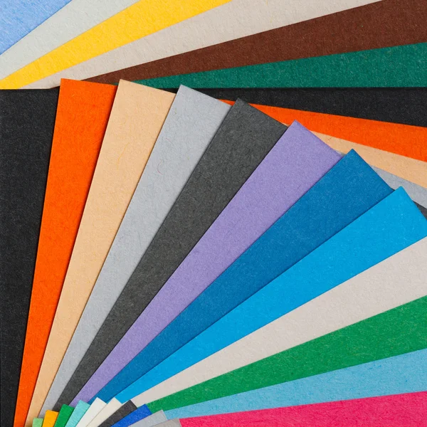 Colorful paper arrangement — Stock Photo, Image