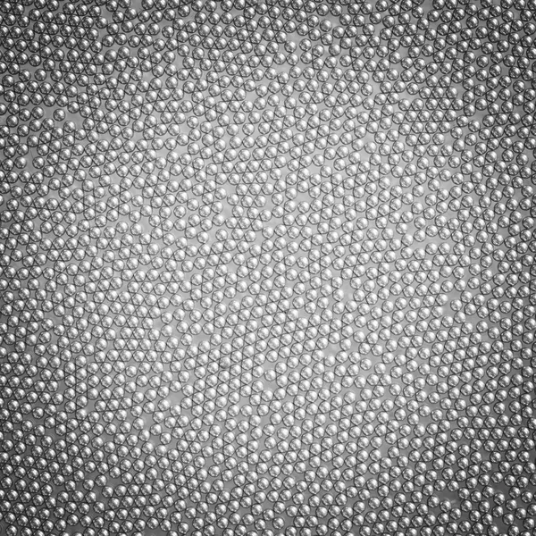 Vignette style mini stainless steel ball texture — Stock Photo, Image