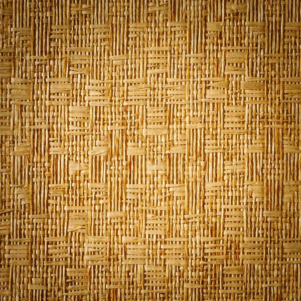 Vignette style straw mat texture background — Stock Photo, Image