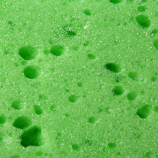 绿色的颜色海绵纹理 — 图库照片