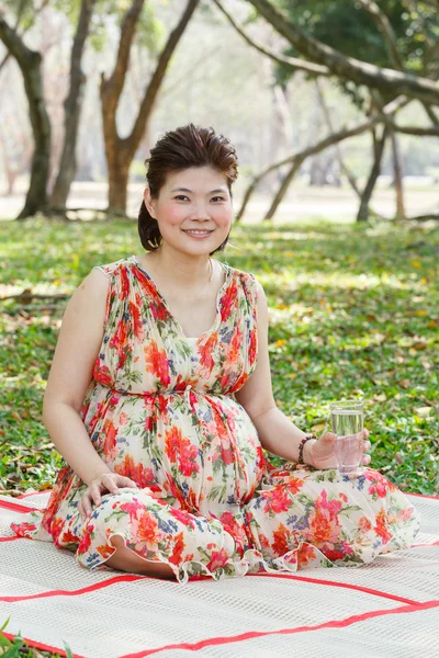 Asian pregnant woman — Stock Photo, Image