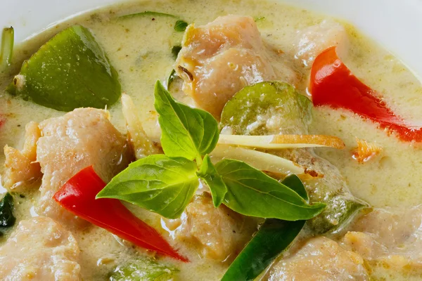 Clown knifefish ball green curry — Stock Photo, Image