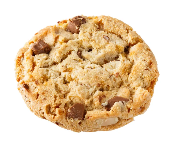 Chocolate chunk crispy cookie — Stock Photo, Image