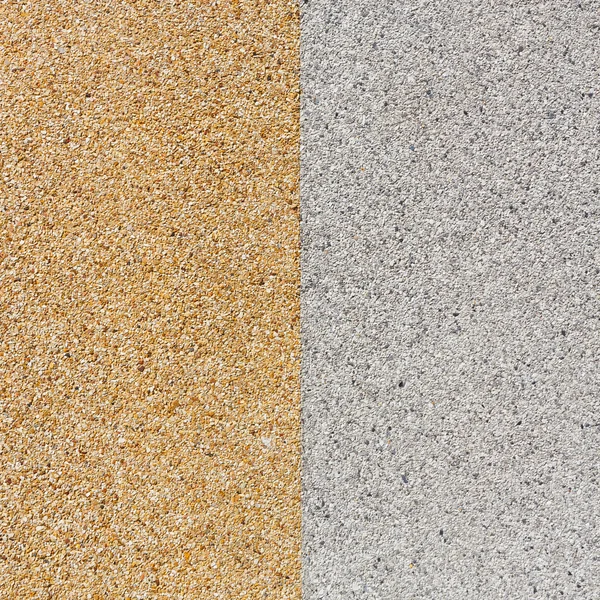 Gray and yellow color gravel floor — Stock Photo, Image