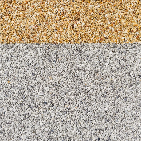 Grå och gul färg grus golv — Stockfoto