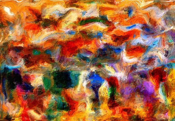 Abstract Colored Digial Painting — Φωτογραφία Αρχείου