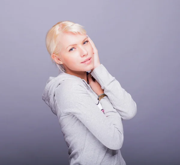 Portrait of lovely teenage girl — Stock Photo, Image