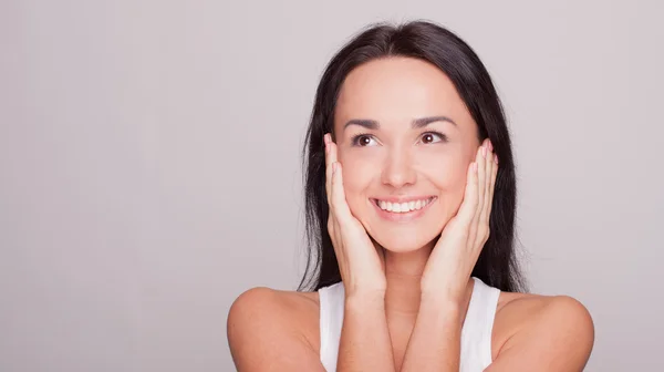 Fresh girl without make-up — Stock Photo, Image