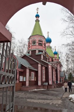 natashinskaja ahşap kilise Nisan.