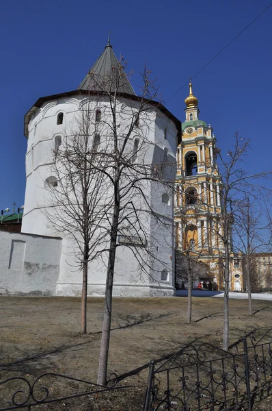 Novospassky kloster i Moskva. — Stockfoto