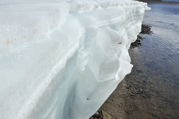 Летний ледник . — стоковое фото