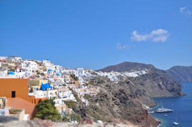 manzara Yunan Adası Akdeniz'de.