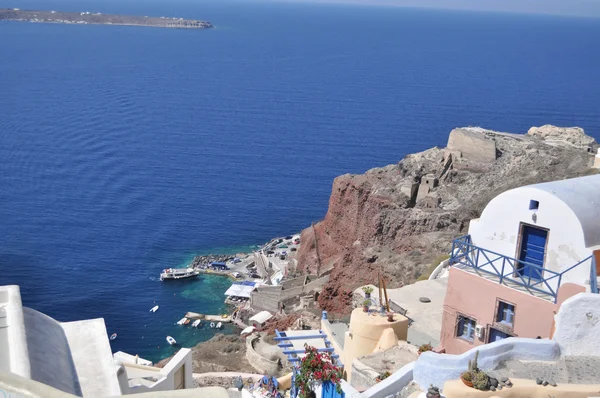 Paesaggio Isola greca nel Mar Mediterraneo . — Foto Stock