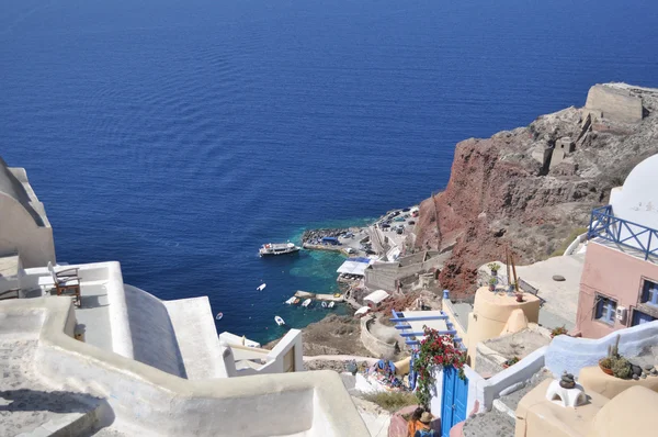Paesaggio Isola greca nel Mar Mediterraneo . — Foto Stock