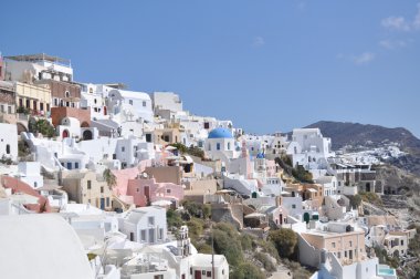 manzara Yunan Adası Akdeniz'de.