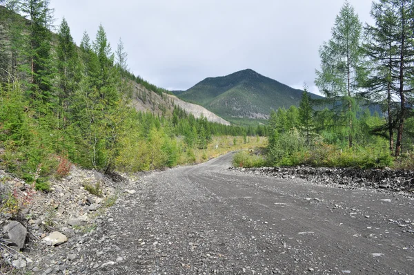 Bodenautobahn in Jakutien. — Stockfoto