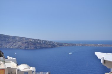manzara Yunan Adası Akdeniz'de.