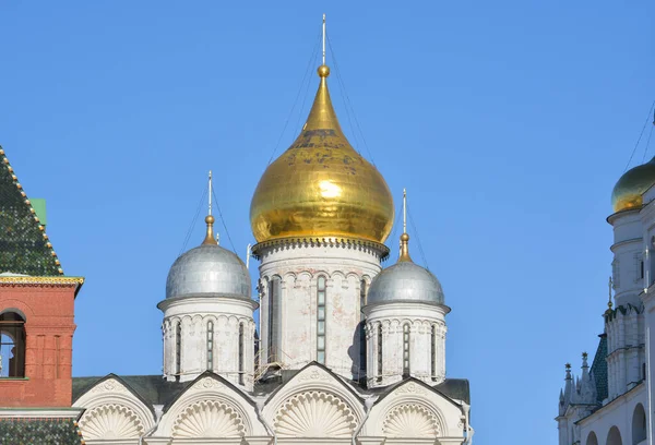 Tempels Van Het Moskou Kremlin Orthodoxe Kathedralen Het Centrum Van — Stockfoto