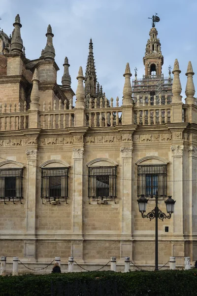 Sevillská Katedrála Katedrála Seville Andalusie Španělsko Největší Gotická Katedrála Evropě — Stock fotografie