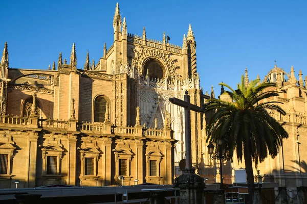 Seville Katedrali Sevilla Daki Katolik Katedrali Endülüs Spanya Avrupa Nın — Stok fotoğraf
