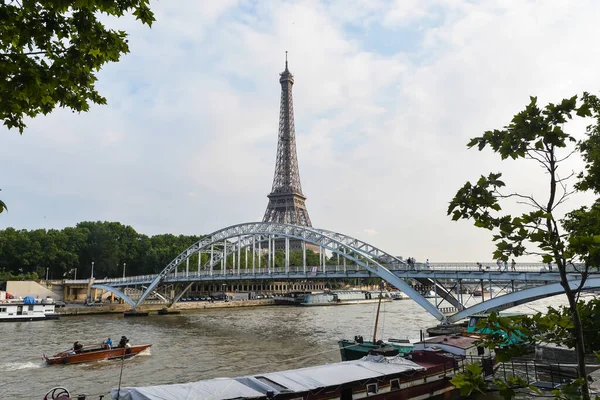 Seine Embankment Paris Water City Landscape Center Capital France — Zdjęcie stockowe