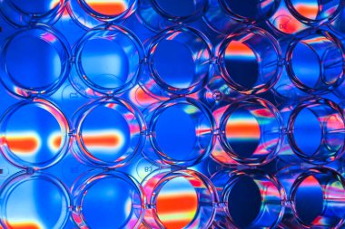 Soyut arka plan - genom araştırması. 24 kuyunun içinden bir bakış..