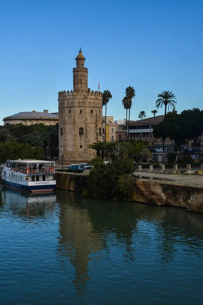 Sevilla Daki Gezinti Güvertesi Seville Endülüs Spanya Nın Merkezi — Stok fotoğraf