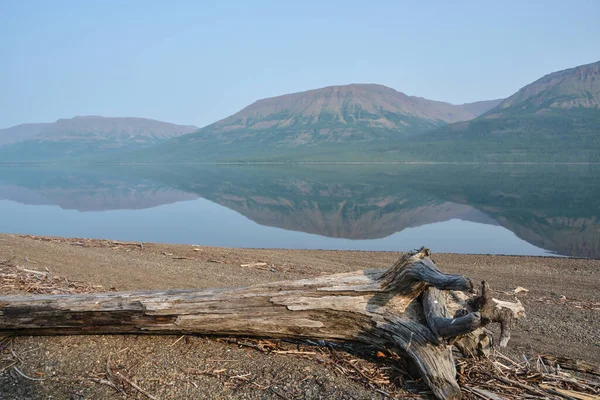 Lake Putorana Plateau Summer Landscape Mountain Lake North Eastern Siberia — Zdjęcie stockowe