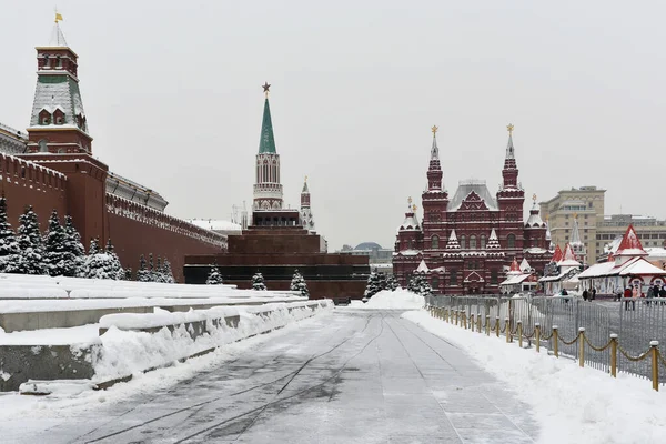 Kreml Moskiewski Plac Czerwony Moskwie Rosja Obrazek Stockowy