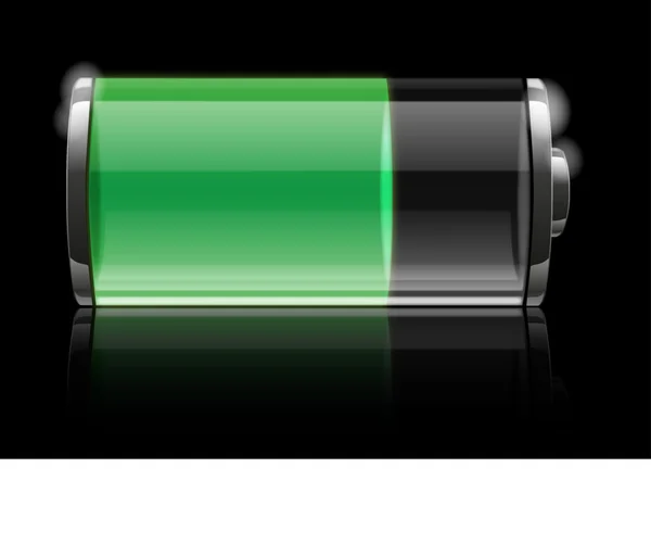 Batteri - batterie - akku — Stock vektor