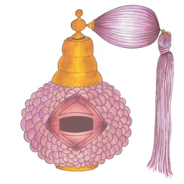 güzel vintage parfüm şişesi